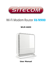 Handleiding Sitecom WLM-6600 Router