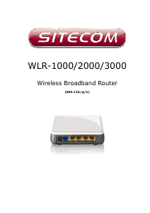 Manual Sitecom WLR-1000 Router