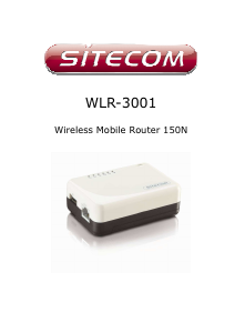 Handleiding Sitecom WLR-3001 Router