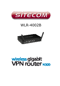 Manual Sitecom WLR-4002B Router