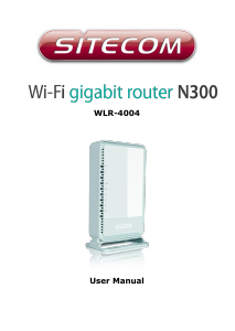 Manual Sitecom WLR-4004 Router