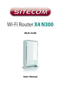 Manual Sitecom WLR-4100 Router