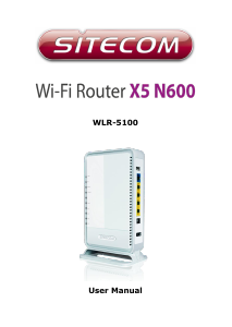 Handleiding Sitecom WLR-5100 Router