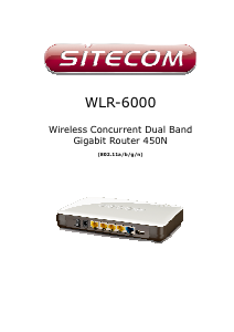 Manual Sitecom WLR-6000 Router