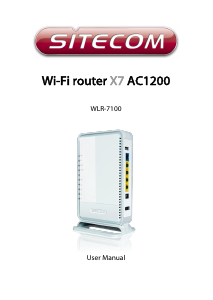 Manual Sitecom WLR-7100 Router