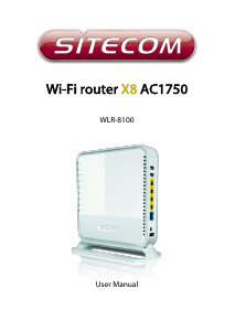 Manual Sitecom WLR-8100 Router