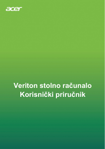 Priručnik Acer Veriton X2665G Stolno računalo