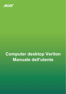 Manuale Acer Veriton X4665G Desktop
