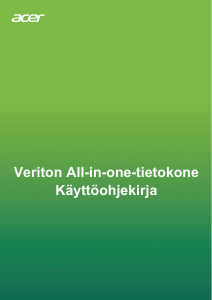 Käyttöohje Acer Veriton Z4660G Pöytätietokone