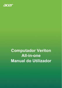 Manual Acer Veriton Z4660G Computador de secretária