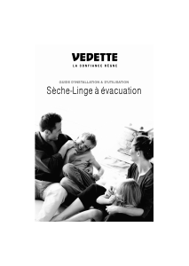 Mode d’emploi Vedette VSF300 Sèche-linge