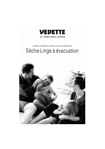 Mode d’emploi Vedette VSF410 Sèche-linge