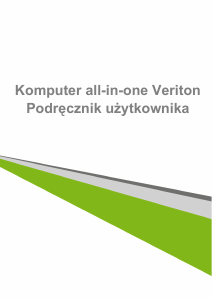 Instrukcja Acer Veriton Z4810G Komputer stacjonarny