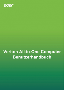 Bedienungsanleitung Acer Veriton Z6860G Desktop