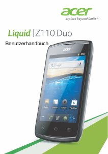 Bedienungsanleitung Acer Liquid Z110 Duo Handy
