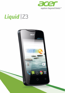 Manual Acer Liquid Z130 Telefon mobil