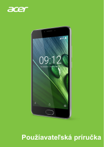 Návod Acer Liquid Z6 plus Mobilný telefón