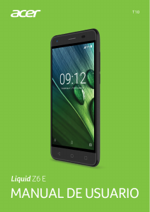 Manual de uso Acer Liquid Z6E Teléfono móvil