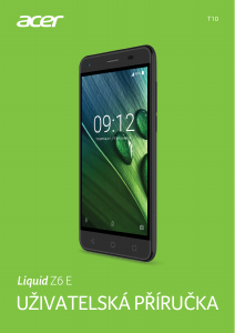 Manuál Acer Liquid Z6E Mobilní telefon