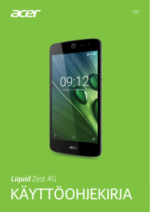 Käyttöohje Acer Liquid Zest 4G Matkapuhelin