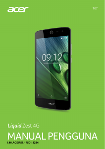 Panduan Acer Liquid Zest 4G Telepon Seluler