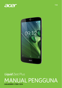 Panduan Acer Liquid Zest Plus Telepon Seluler