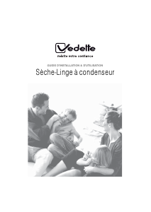 Mode d’emploi Vedette VST6610 Sèche-linge