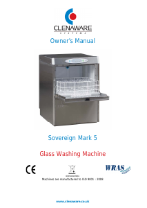 Manual Clenaware Sovereign 45 Glasswasher