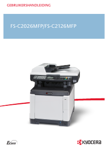 Handleiding Kyocera FS-C2026MFP Multifunctional printer