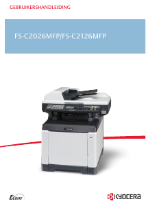 Handleiding Kyocera FS-C2126MFP Multifunctional printer