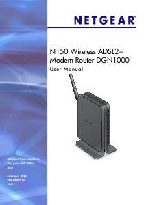 Manual Netgear DGN1000 Router