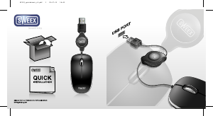 Manuale Sweex MI104 Notebook Orange USB Mouse