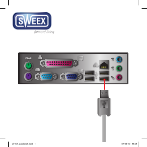 Használati útmutató Sweex MI157 Notebook Cocos White USB Egér