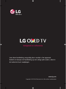 Handleiding LG OLED55C8PLA OLED televisie