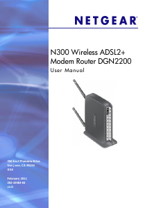 Manual Netgear DGN2200 Router