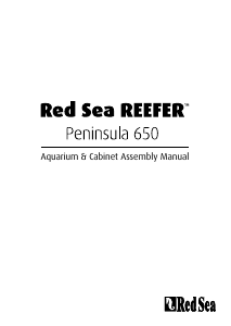 Manual Red Sea REEFER Peninsula 650 Aquarium