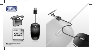 Brugsanvisning Sweex MI504 Orange USB Mus