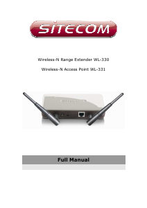 Manual Sitecom WL-330 Range Extender