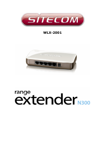 Manual Sitecom WLX-2001 Range Extender