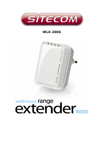 Manual Sitecom WLX-2006 Range Extender