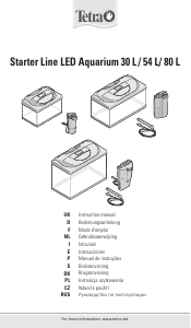 Manual de uso Tetra Starter Line LED 30L Acuario