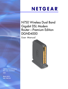 Manual Netgear DGND4000 Router