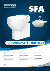 Manual Sanibroyeur SANICOMPACT 43 ECO+ Toilet