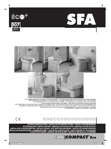 Manuale Sanibroyeur SANICOMPACT 48 ECO+ Toilette