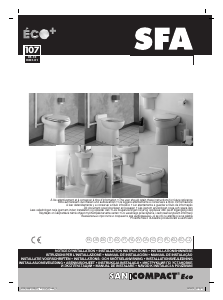 Brugsanvisning Sanibroyeur SANICOMPACT Luxe ECO+ Toilet