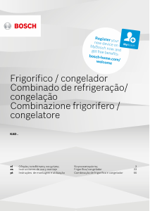 Εγχειρίδιο Bosch KAD92AI30 Ψυγειοκαταψύκτης