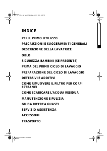 Manuale Whirlpool AWO/D 4312 WP Lavatrice