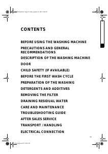 Manual Whirlpool AWO 3565 Washing Machine