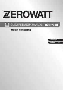 Manual Zerowatt OZC 771B Dryer