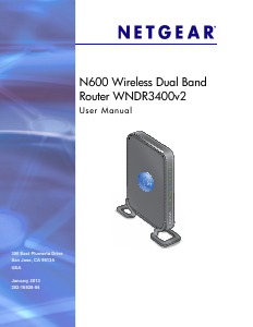 Manual Netgear WNDR3400 Router